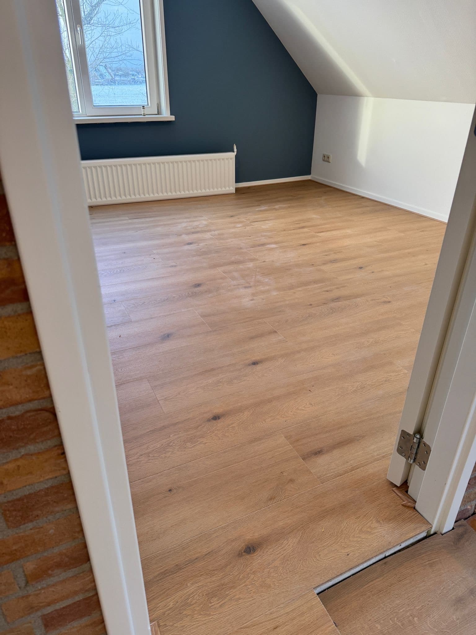 Glasvlies en wandafwerking in Wanswert, foto 3
